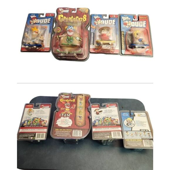 TECH Dude Vintage Lot Of 4 2003 PLEASE READ FULL DESCRIPTION. VTG Tech Deck Dude - Picture 1 of 9